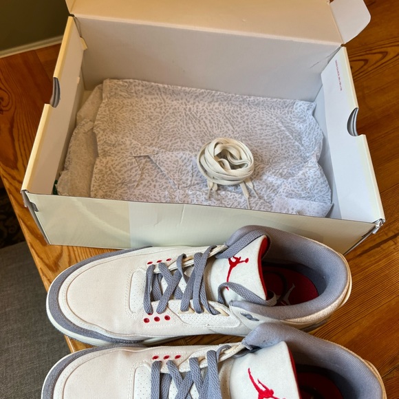 Nike Air Jordan 3 Retro SE 12.5 Muslin University Red - Picture 7 of 16